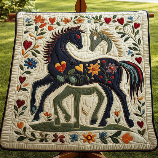 Soulful Steeds Quilted Blanket - Baby (30" x 40")