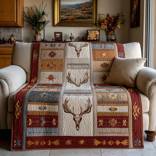 Southwest Buck Stripe Quilted Blanket - Baby (30" x 40") - Pack 1
