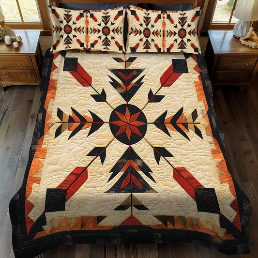 Southwest Radiance 3-Piece Quilted Bedding Set - Single (59" x 70")