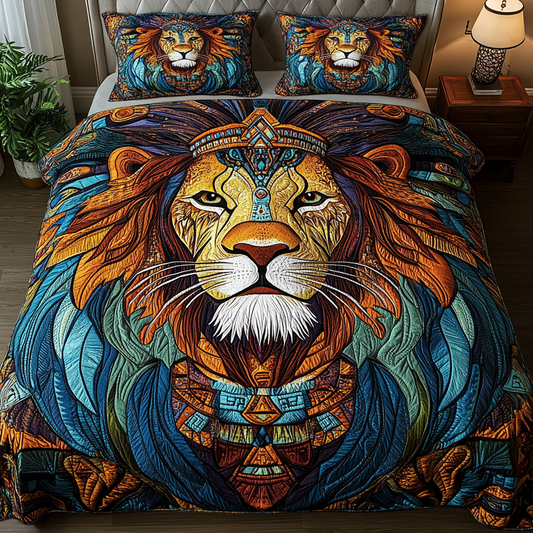 Sovereign Sun 3-Piece Quilted Bedding Set - Single (59" x 70")