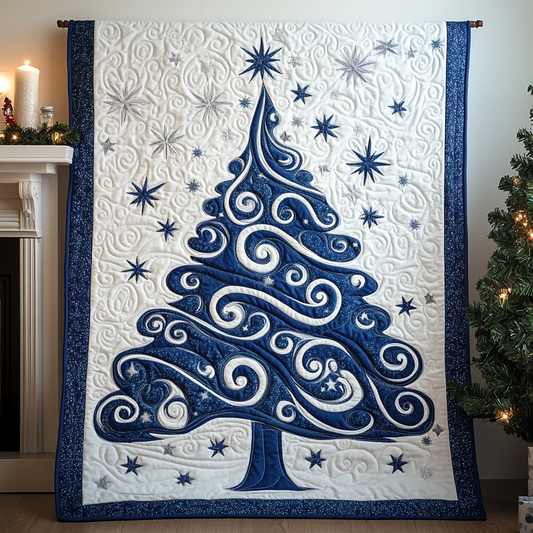 Sparkling Tree Quilted Blanket - Throw (55" x 60")