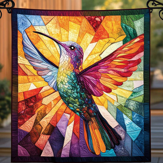 Spectrum Glow Quilted Blanket - Throw (55" x 60")