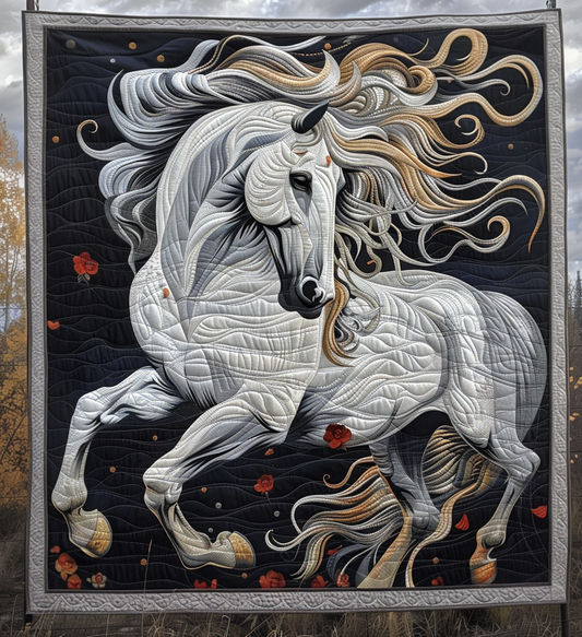Spirit of Freedom Quilted Blanket - Throw (55" x 60")
