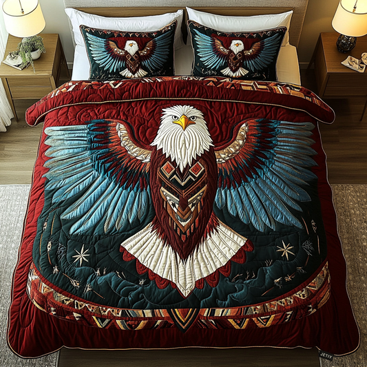 Spirit of the Sky 3-Piece Quilted Bedding Set - Single (59" x 70")