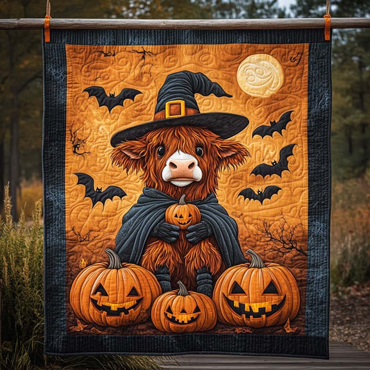 Spooky Specter Quilted Blanket - Throw (55" x 60")