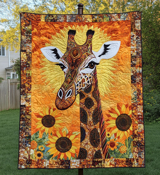 Spots and Savanna Quilted Blanket - Throw (55" x 60")