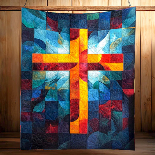 Stained Light Quilted Blanket - Throw (55" x 60")
