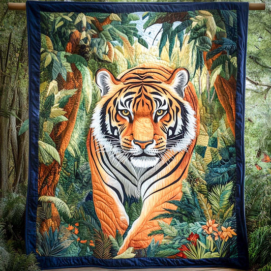 Stalk Of The Wild Quilted Blanket - Throw (55" x 60")