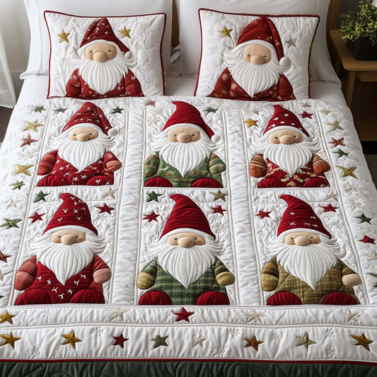 Starlit Cheer 3-Piece Quilted Bedding Set - Single (59" x 70")