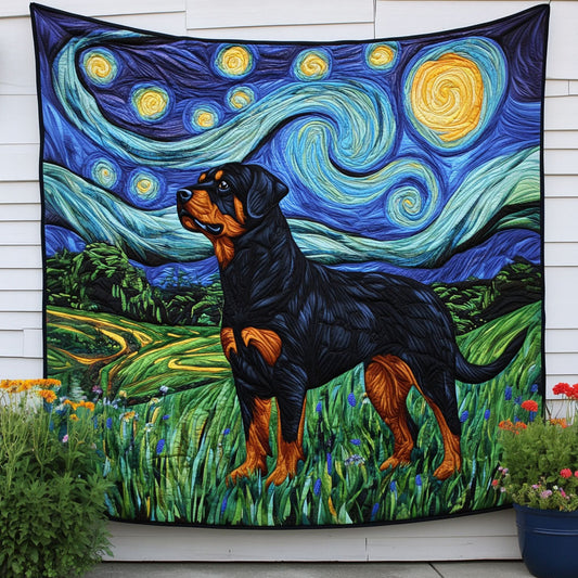 Starry Guard Dog Quilted Blanket - Baby (30" x 40")