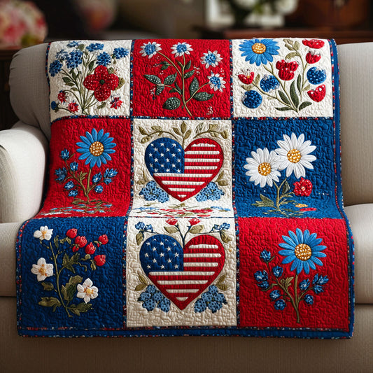 Stars and Home Quilted Blanket - Baby (30" x 40") - Pack 1