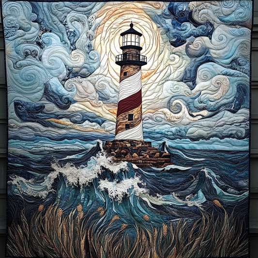 Stormy Seas Sentinel Quilted Blanket - Throw (55" x 60")