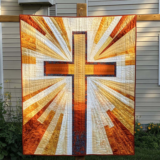 Sunburst Quilted Blanket - Throw (55" x 60")