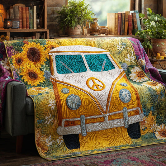 Sunflower Cruiser Quilted Blanket - Baby (30" x 40") - Pack 1
