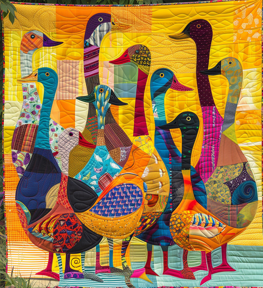 Sunny Farm Quilted Blanket - Throw (55" x 60")
