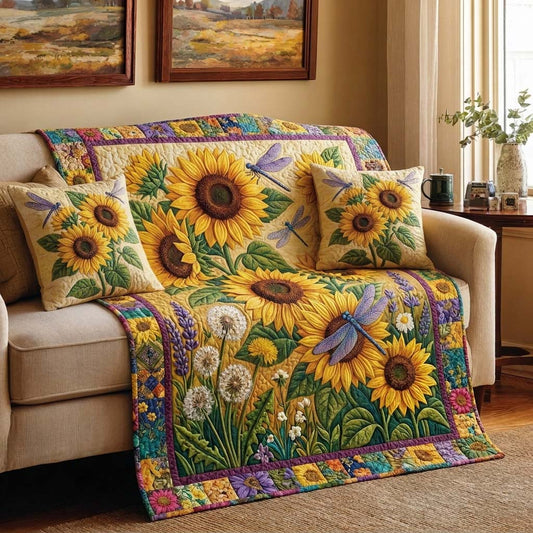 Sunny Field Quilted Blanket - Baby (30" x 40") - Pack 1