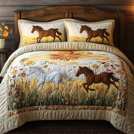 Sunny Prairie 3-Piece Quilted Bedding Set - Single (59" x 70")