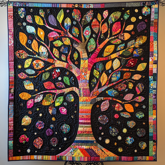 Sunset Canopy Quilted Blanket - Throw (55" x 60")