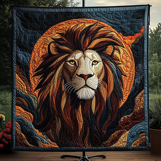 Sunset Stalker Quilted Blanket - Throw (55" x 60")