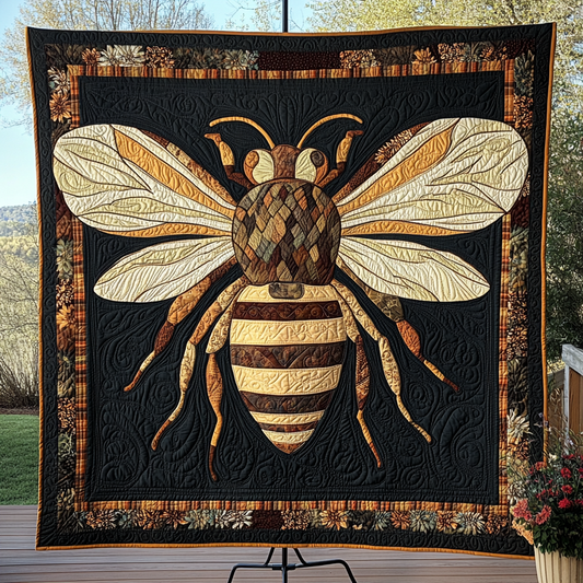 Sweet Nectar Flight Quilted Blanket - Throw (55" x 60")