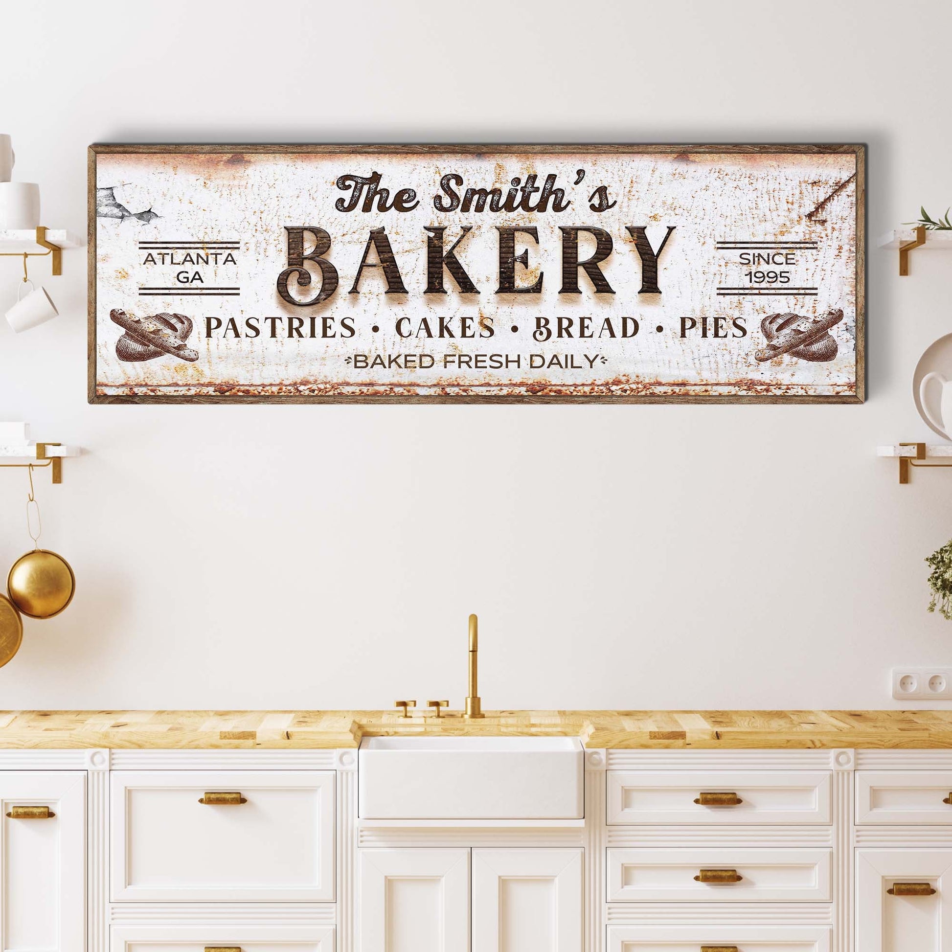 Bakery Sign - Style 1 - canvas