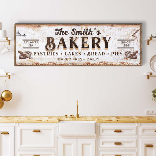 Personalized Bakery Sign Farmhouse