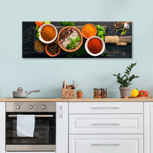 Herbs And Spices Canvas Wall Art