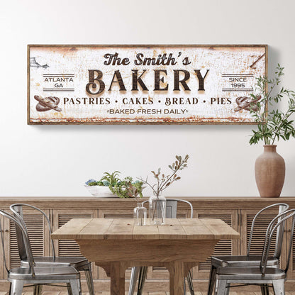 Personalized Bakery Sign Farmhouse