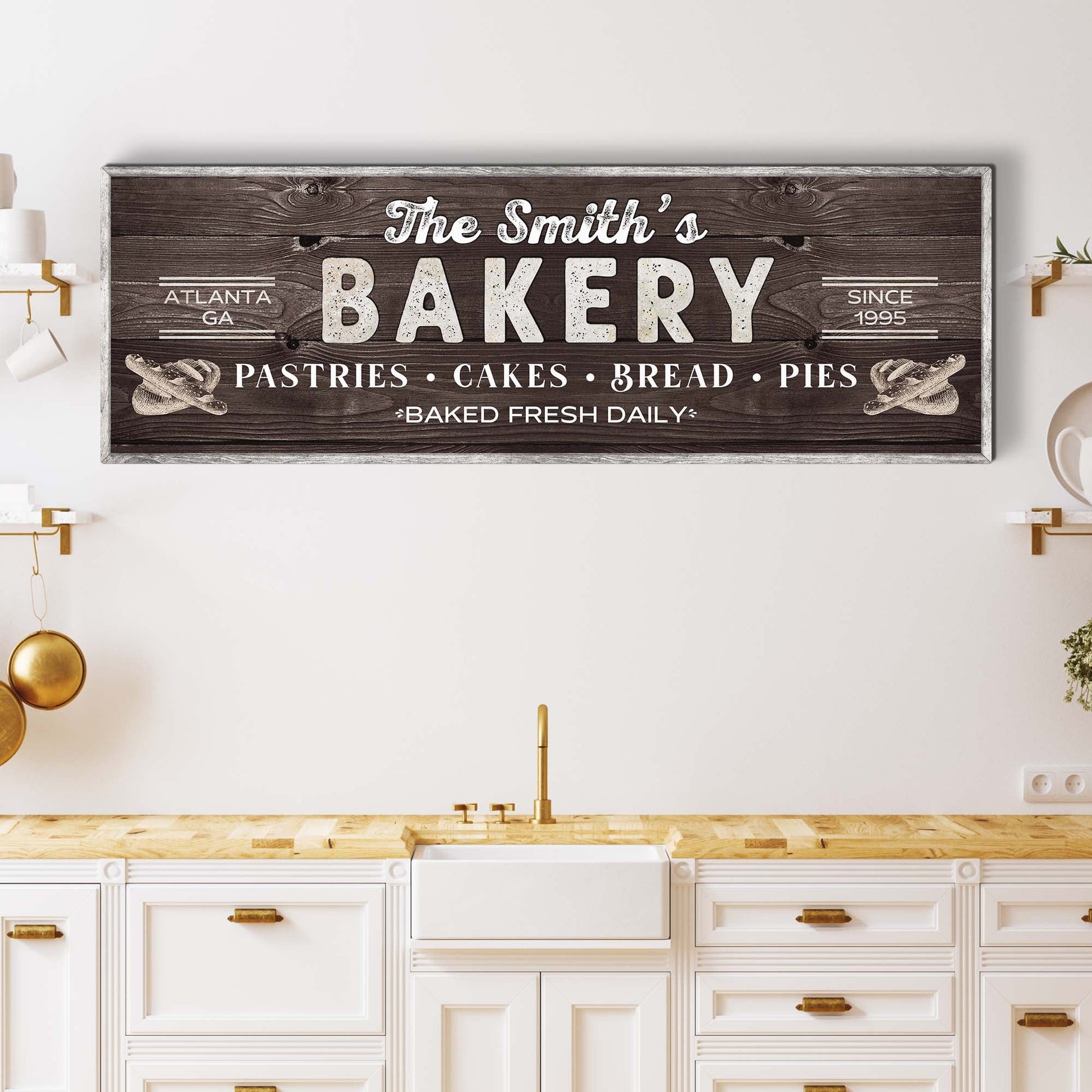 Personalized Bakery Sign Farmhouse