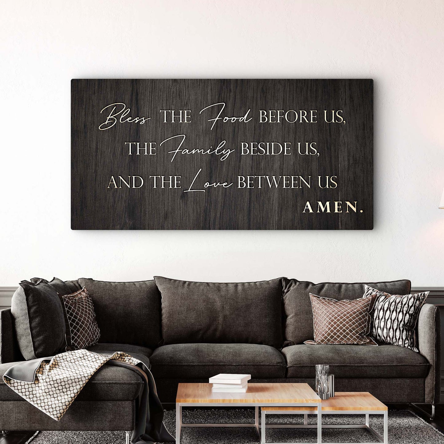 Bless The Food, Family, And Love Sign II