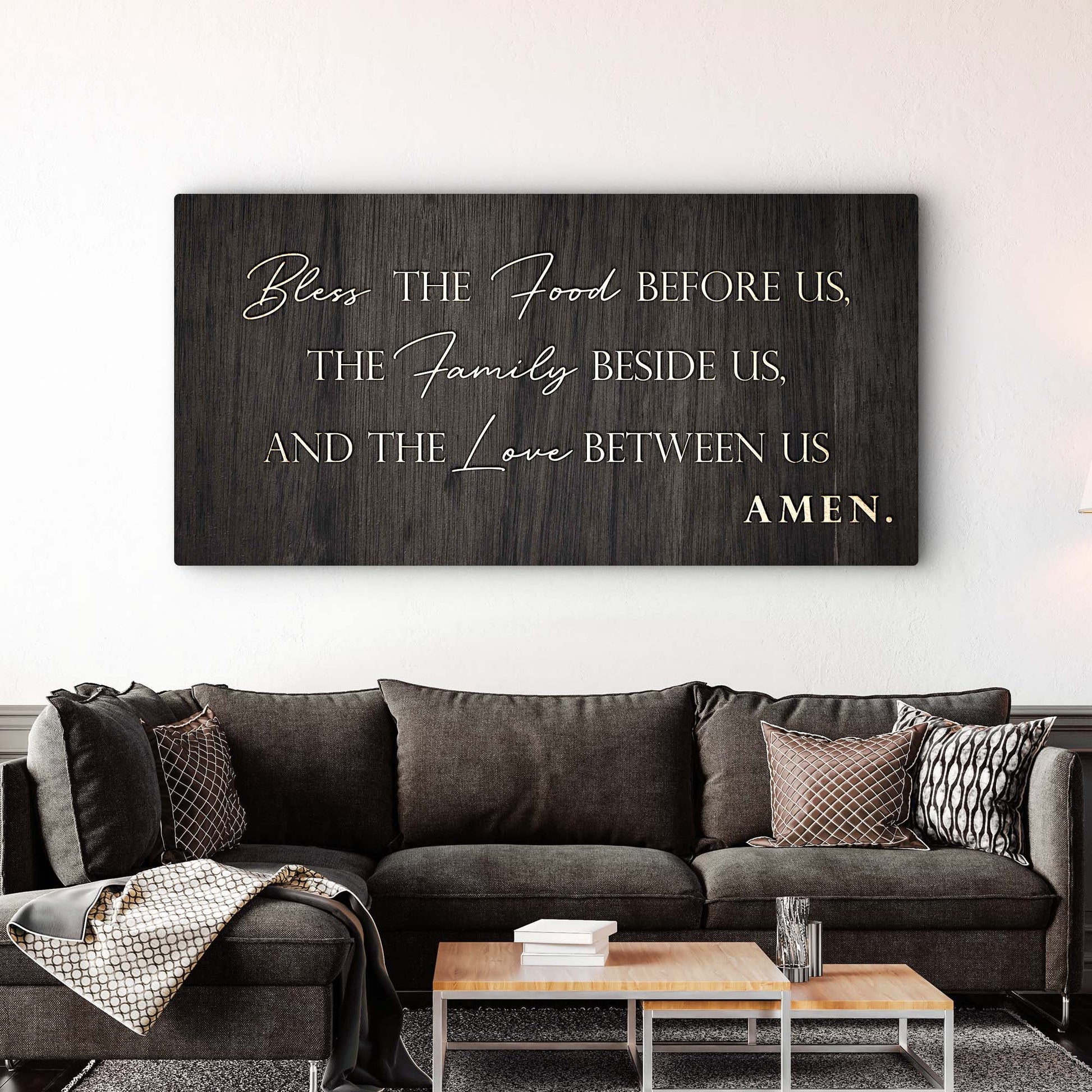 Bless The Food, Family, And Love Sign II