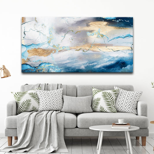 Gold Leaf Painting Canvas Wall Art