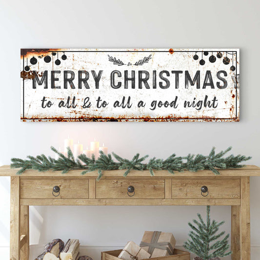 Merry Christmas To All Sign