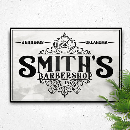 Barbershop Sign IV