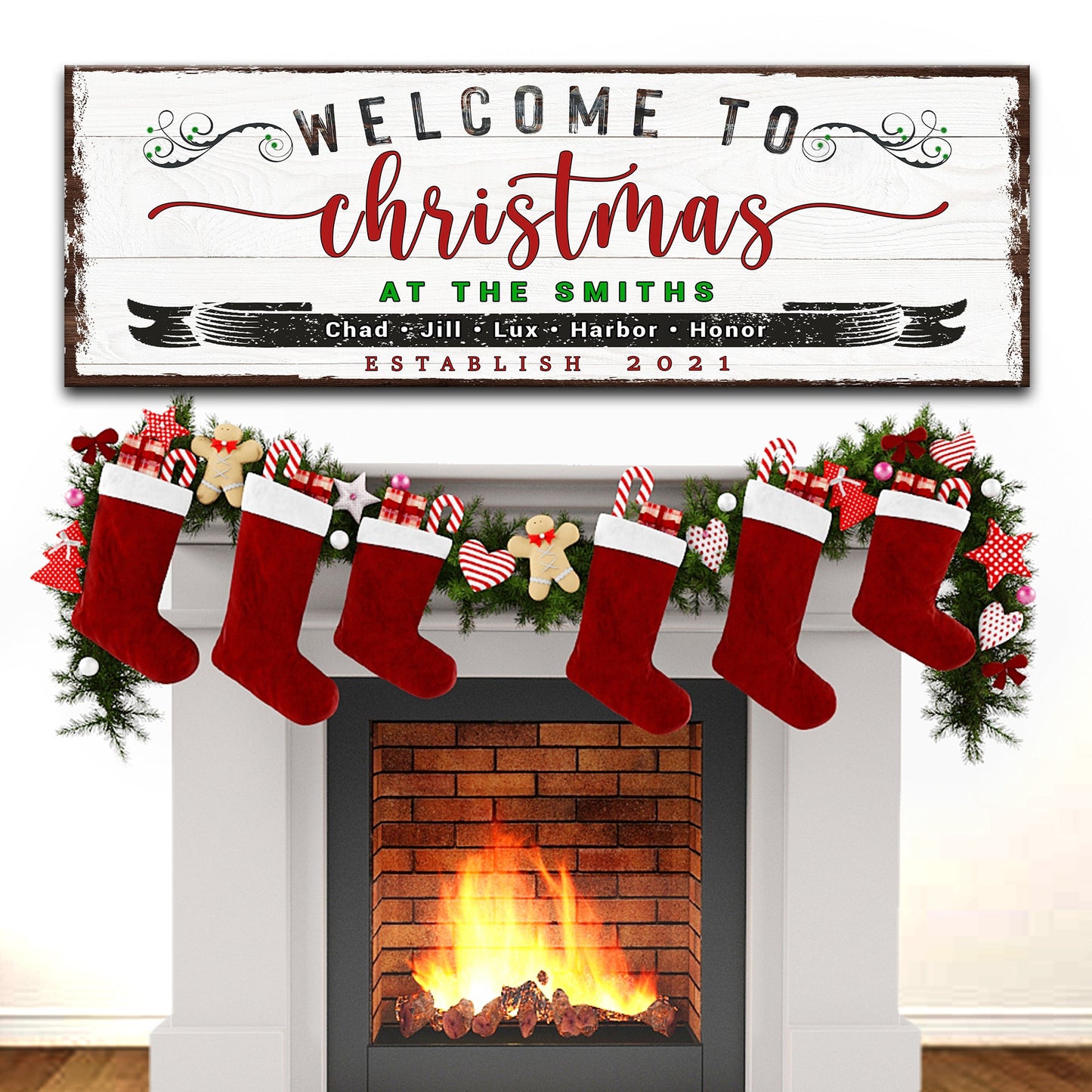 Welcome To Christmas Sign