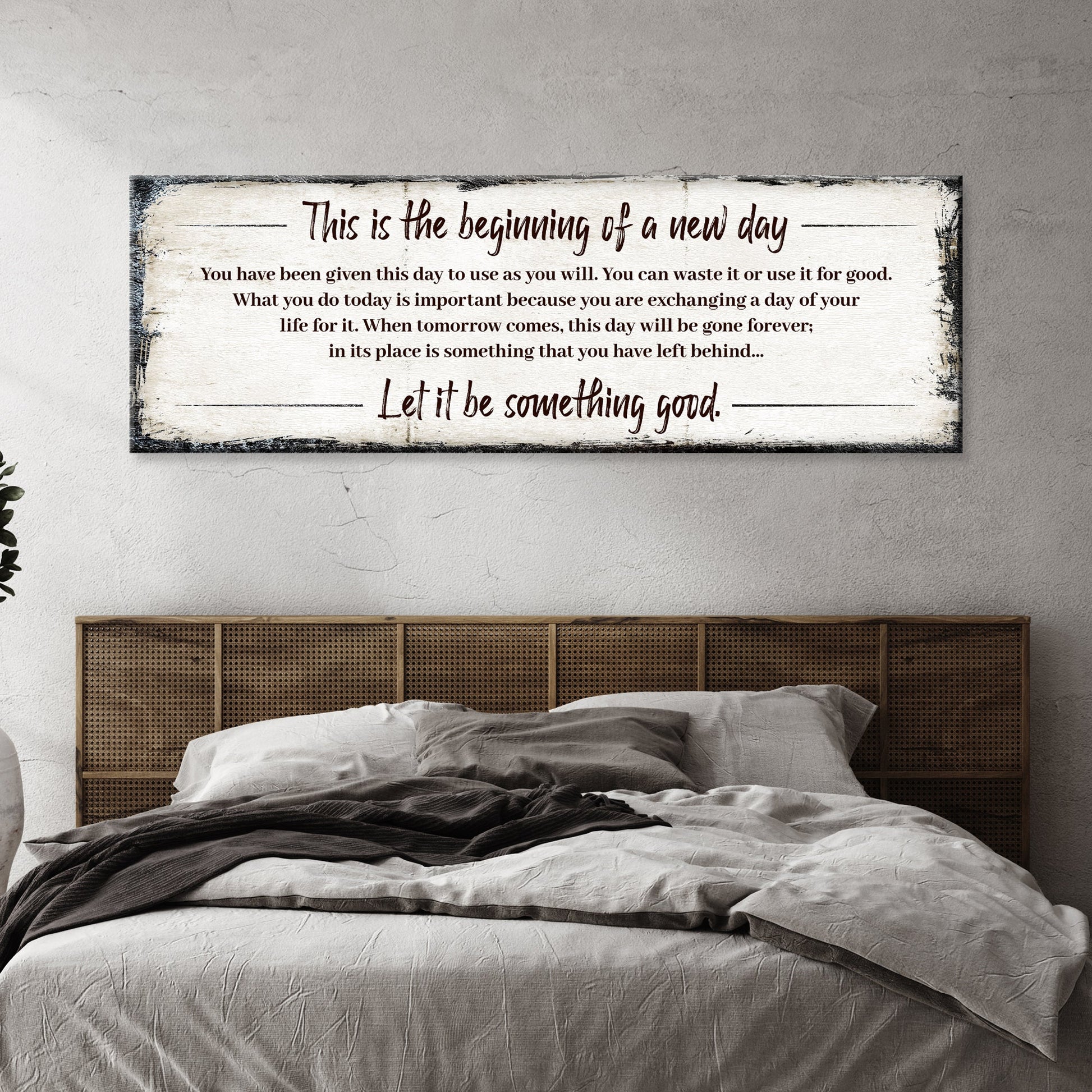 Beginning Of A New Day Sign III