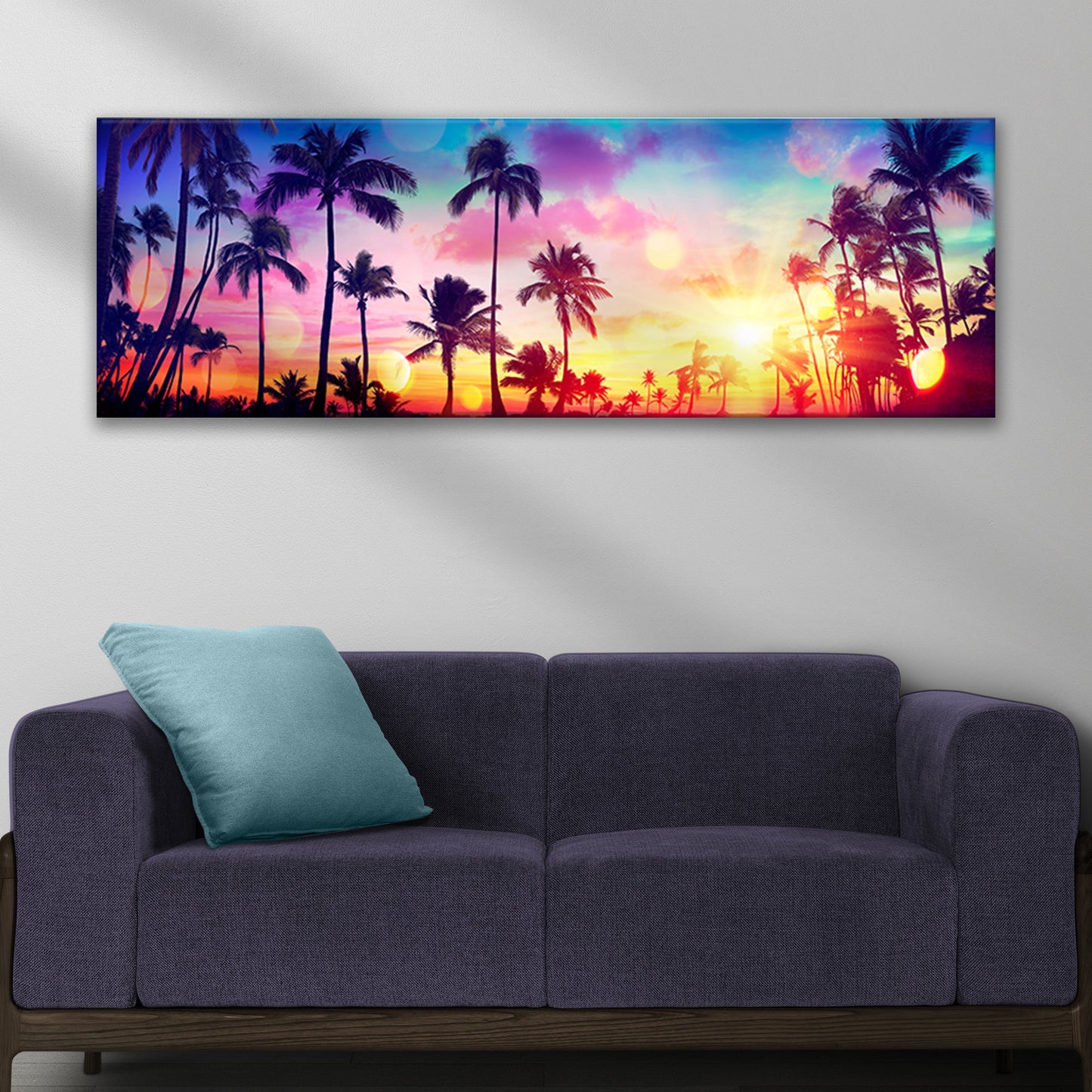 Vintage Caribbean Nights Canvas Wall Art