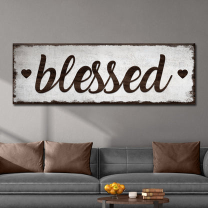 Blessed Sign - canvas