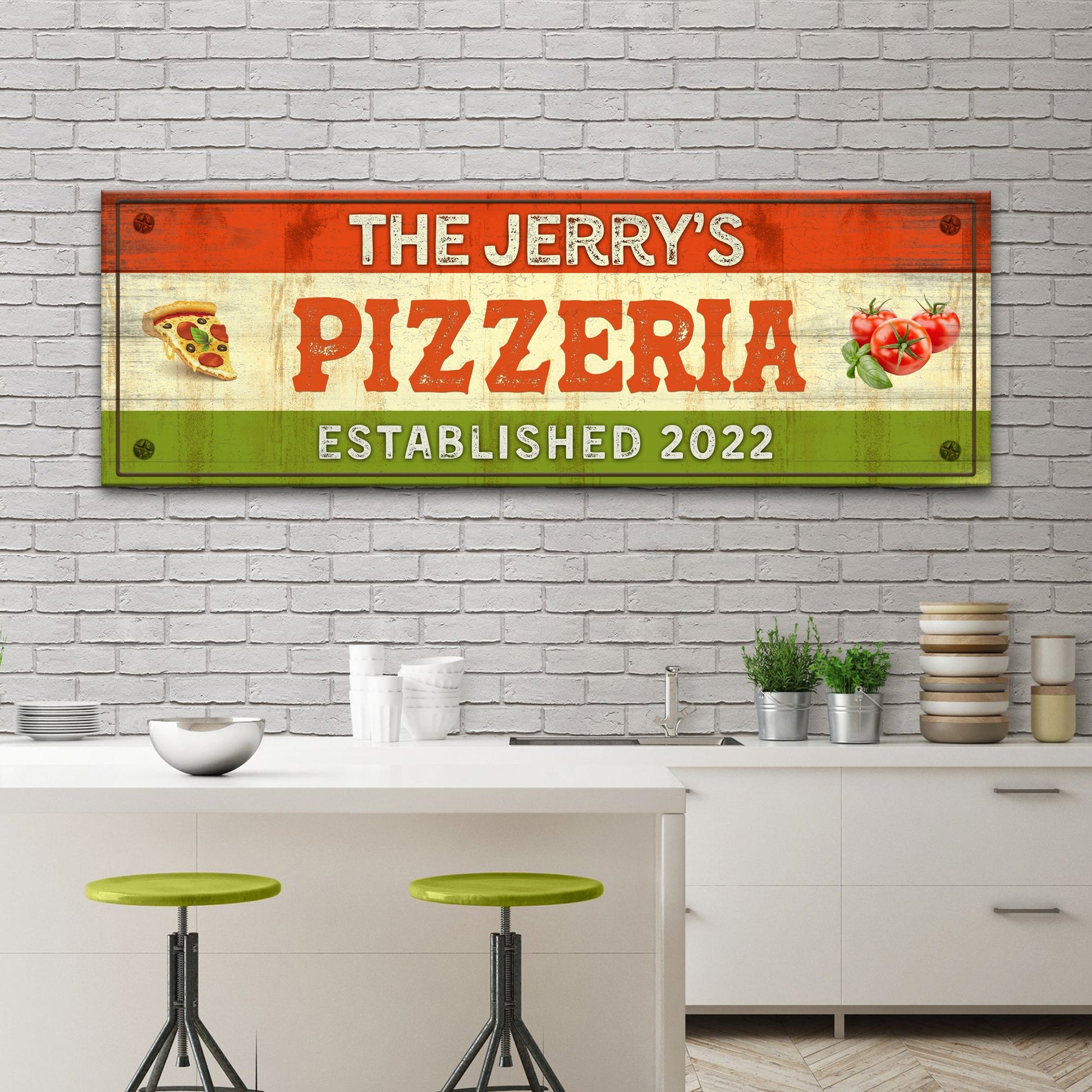 Vintage Pizzeria Sign