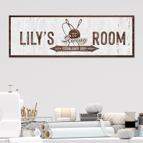 Sewing Room Sign II