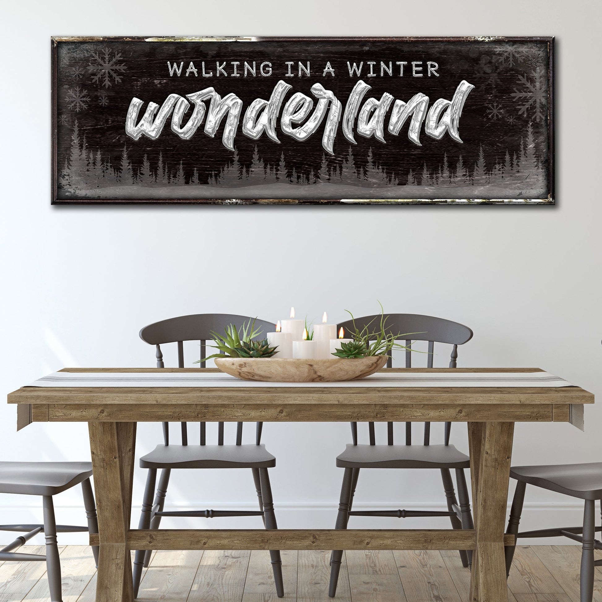 Walking In Winter Wonderland Sign