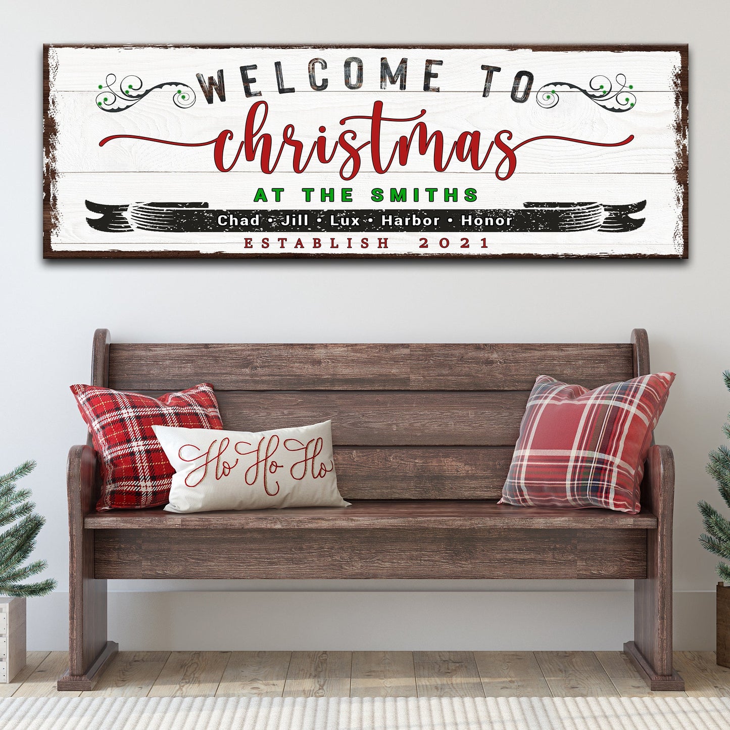 Welcome To Christmas Sign