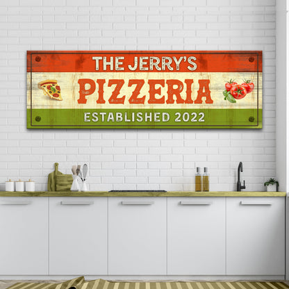 Vintage Pizzeria Sign