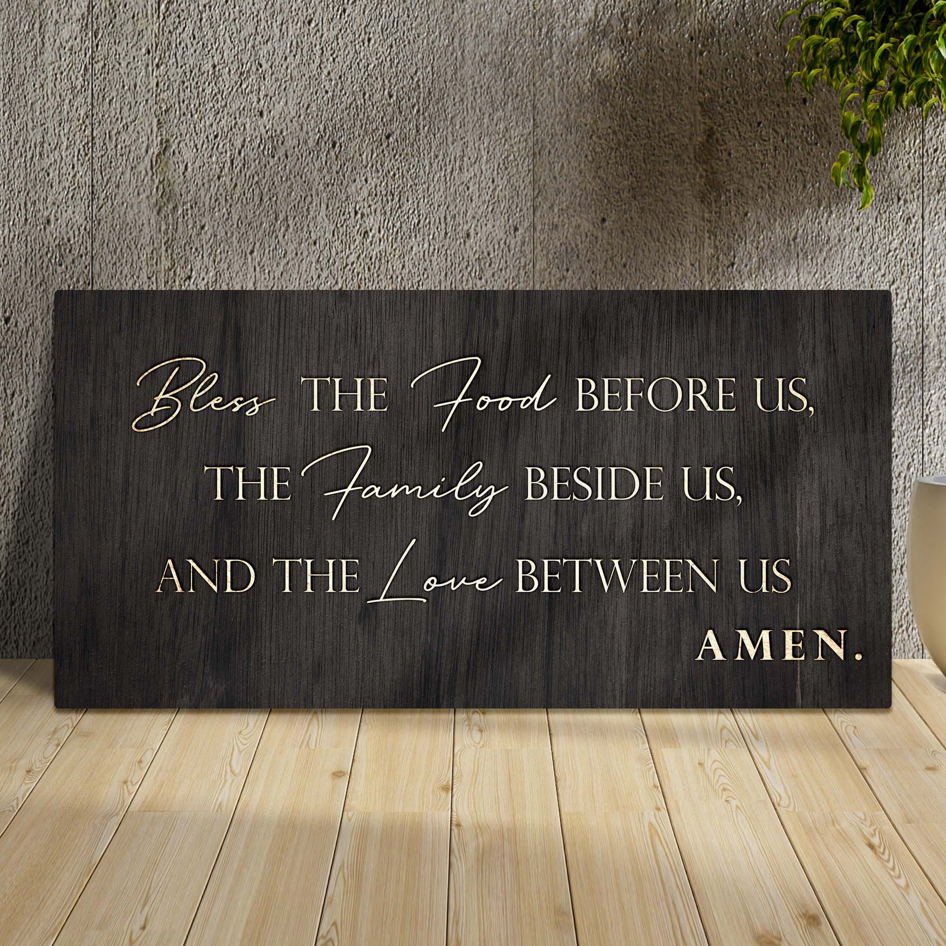 Bless The Food, Family, And Love Sign II