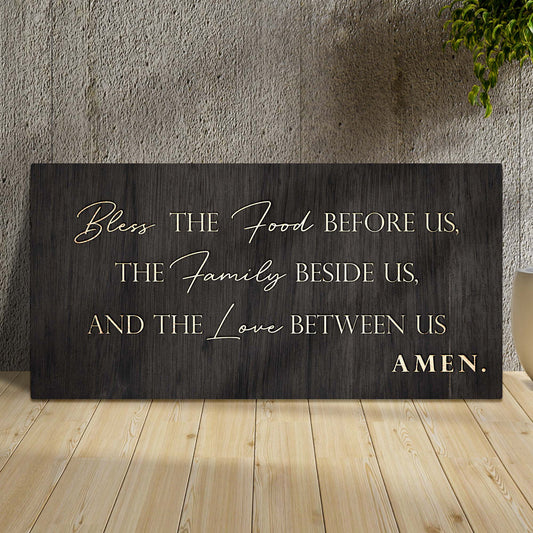 Bless The Food, Family, And Love Sign II