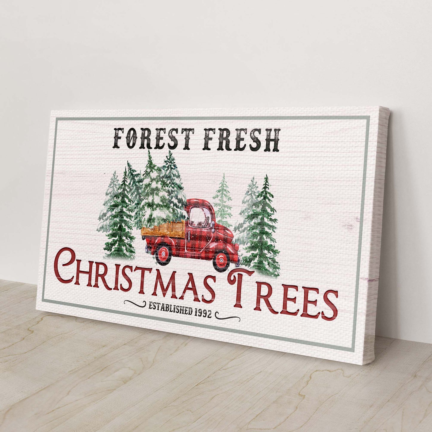 Forest Fresh Christmas Tree Farm Sign