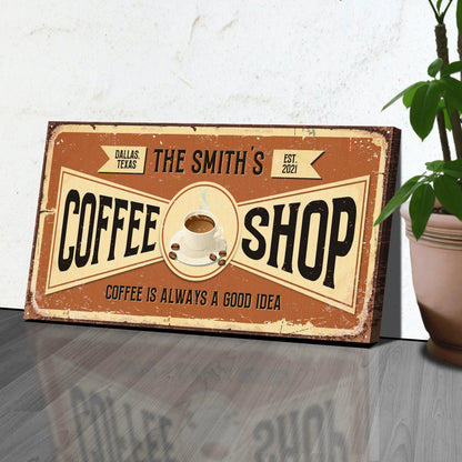 Coffee Shop Sign IV