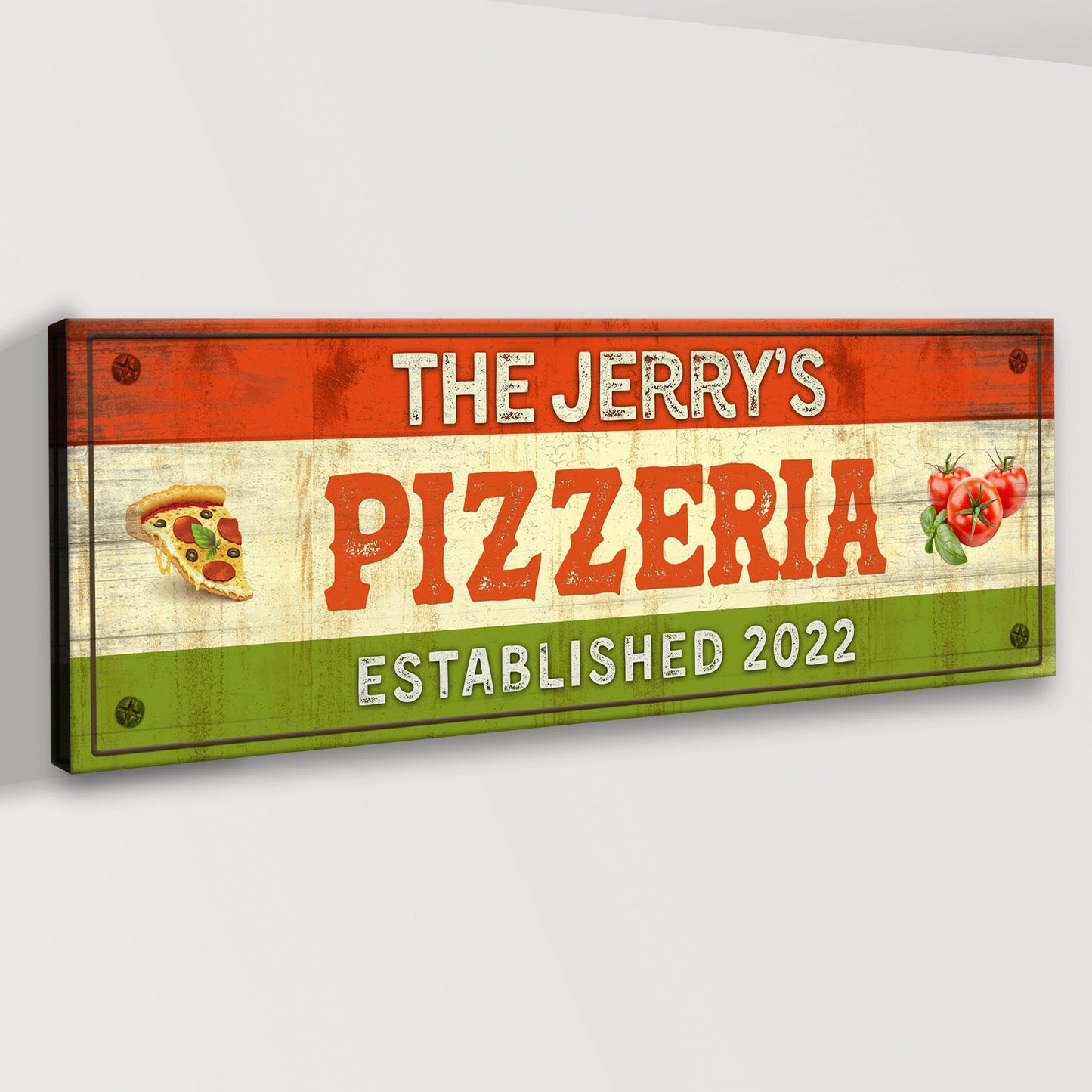 Vintage Pizzeria Sign