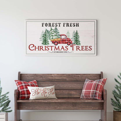 Forest Fresh Christmas Tree Farm Sign