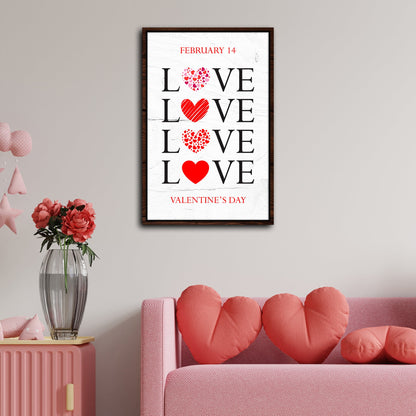 Valentine's Day Sign VIII